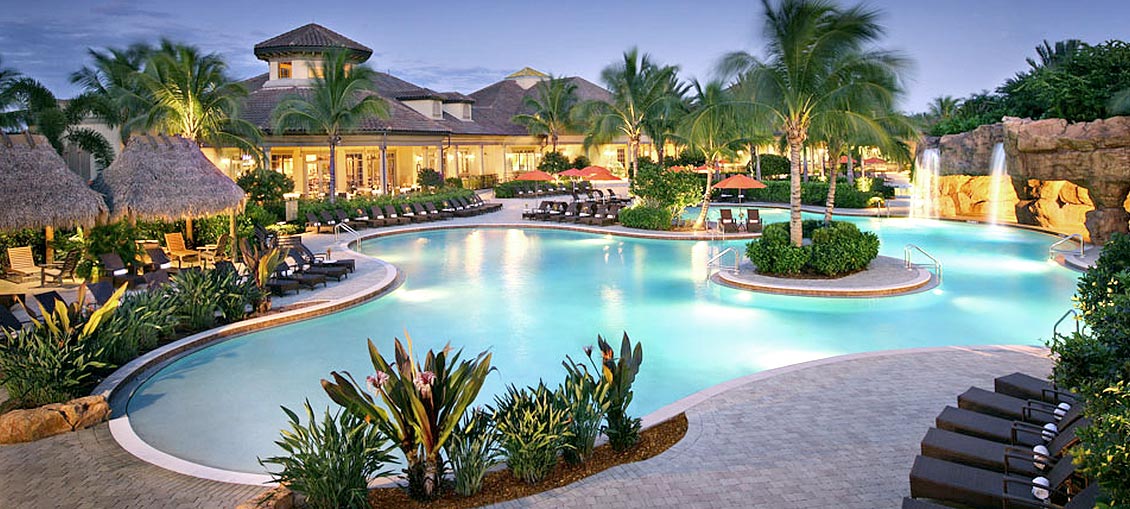 Lely Resort Community Pool and Clubhouse